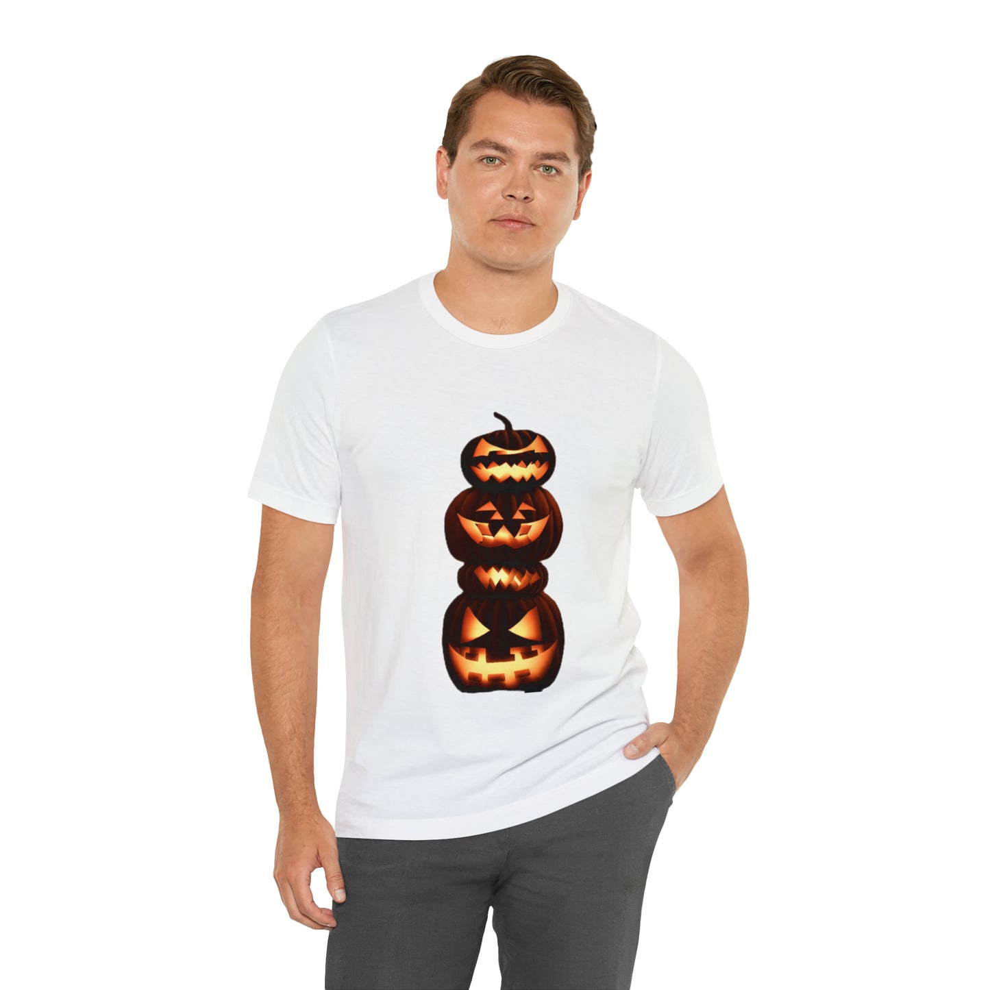 Pumpkin Stack Halloween T-shirt