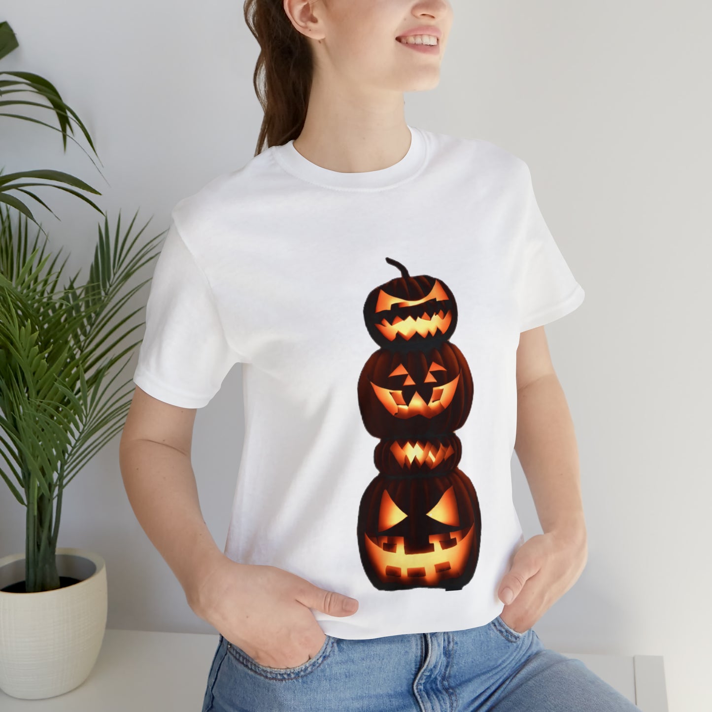 Pumpkin Stack Halloween T-shirt