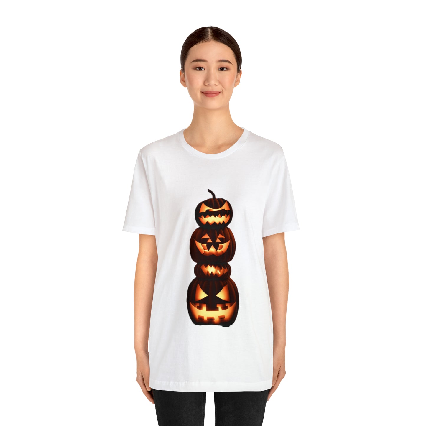 Pumpkin Stack Halloween T-shirt