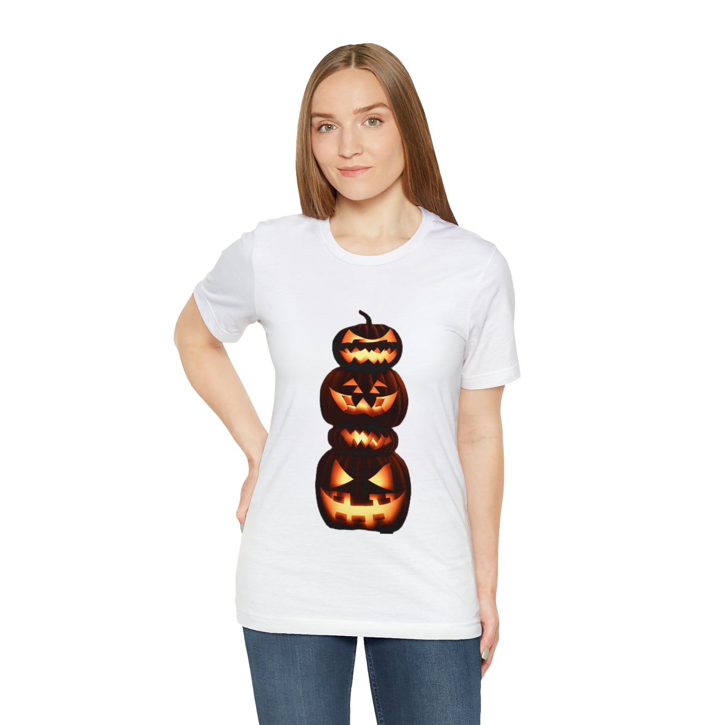 Pumpkin Stack Halloween T-shirt