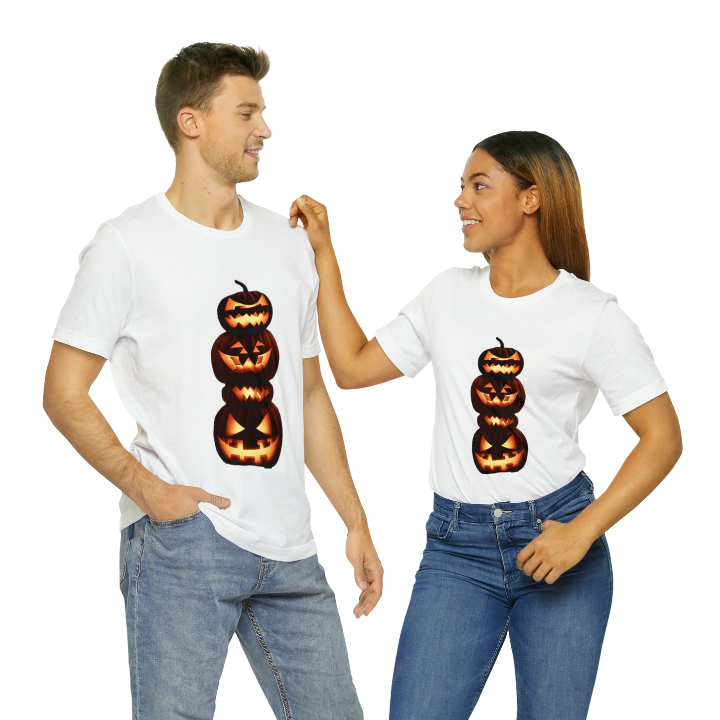 Pumpkin Stack Halloween T-shirt