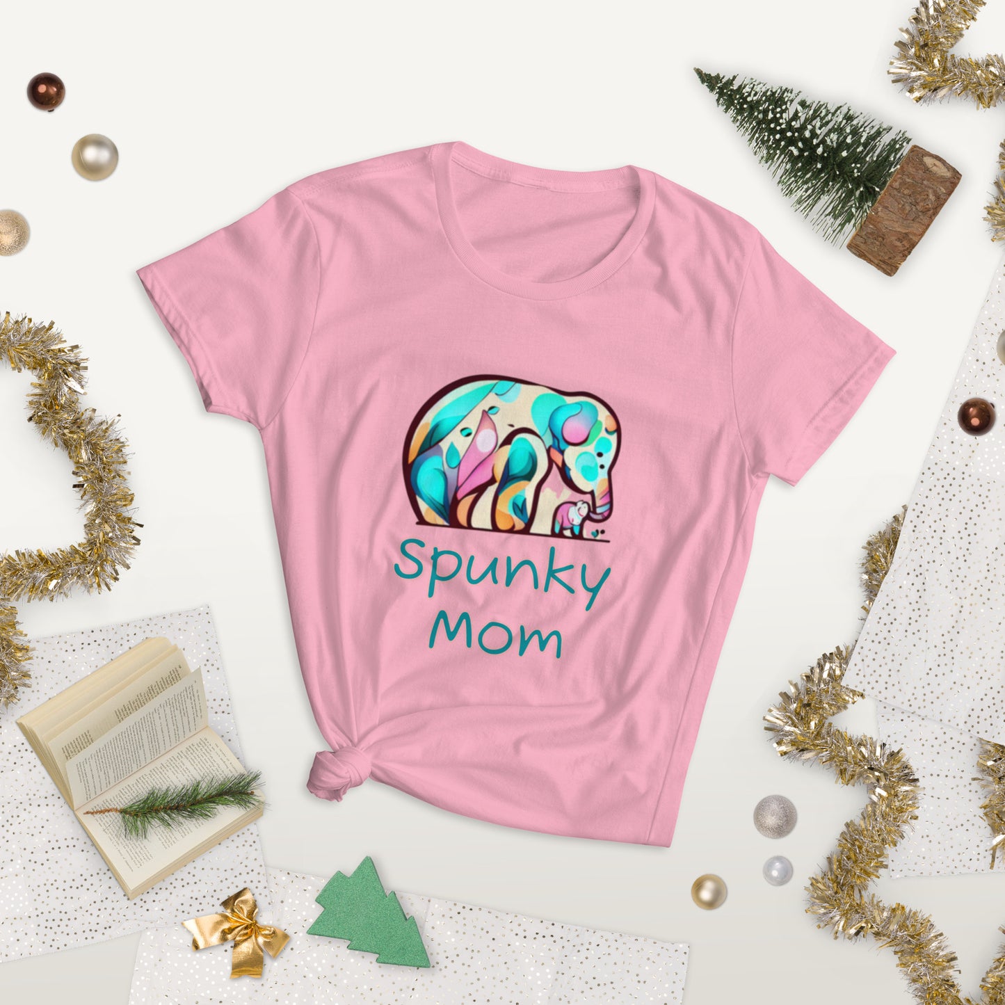 Women's short sleeve t-shirt Spunky Mom