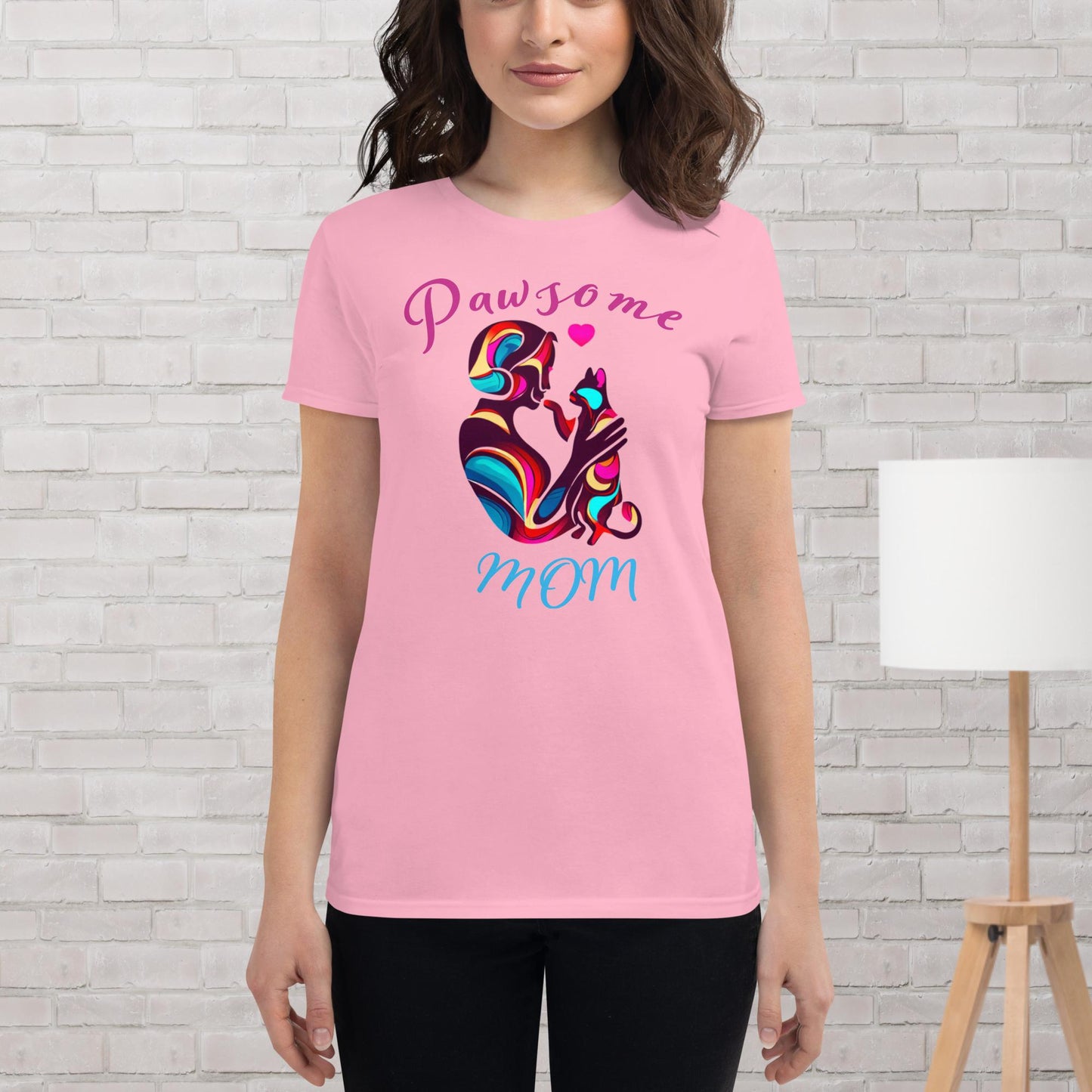 Women's short sleeve t-shirt Pawsome Mom