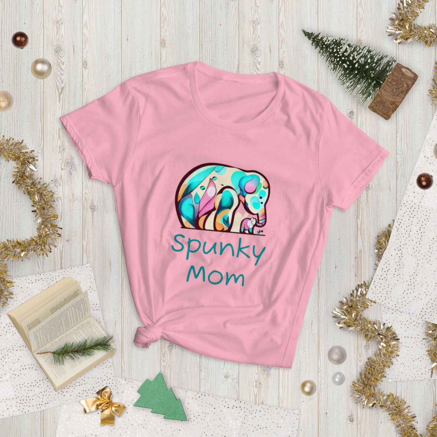 Women's short sleeve t-shirt Spunky Mom