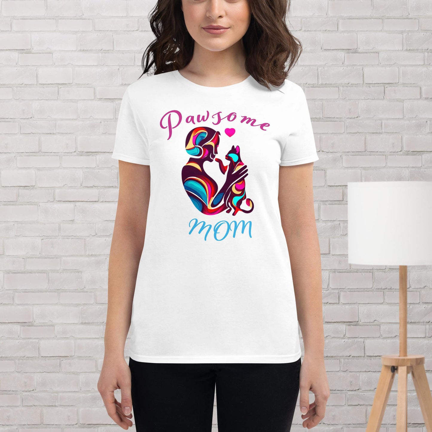 Women's short sleeve t-shirt Pawsome Mom