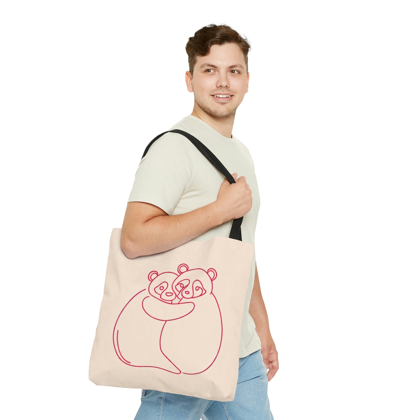 Simple Panda Tote Bag