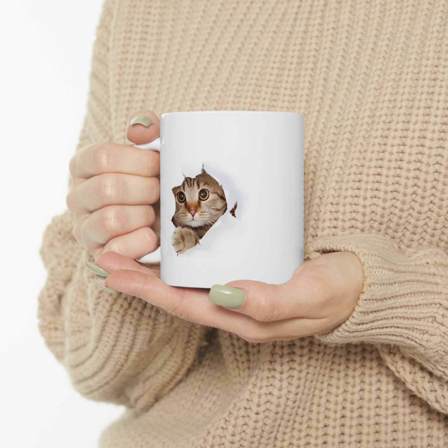 Peekaboo Ceramic Mug 11oz