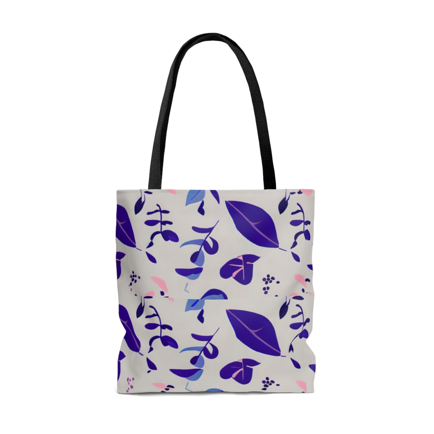 Purple Print Tote Bag