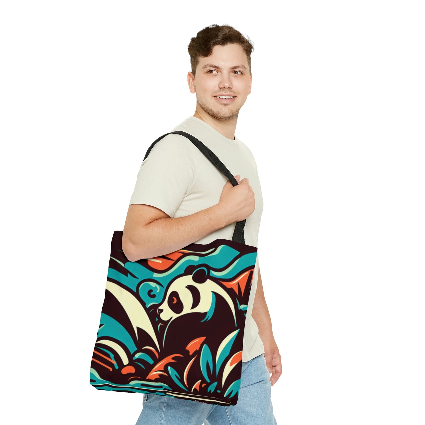 Jungle Panda Tote Bag