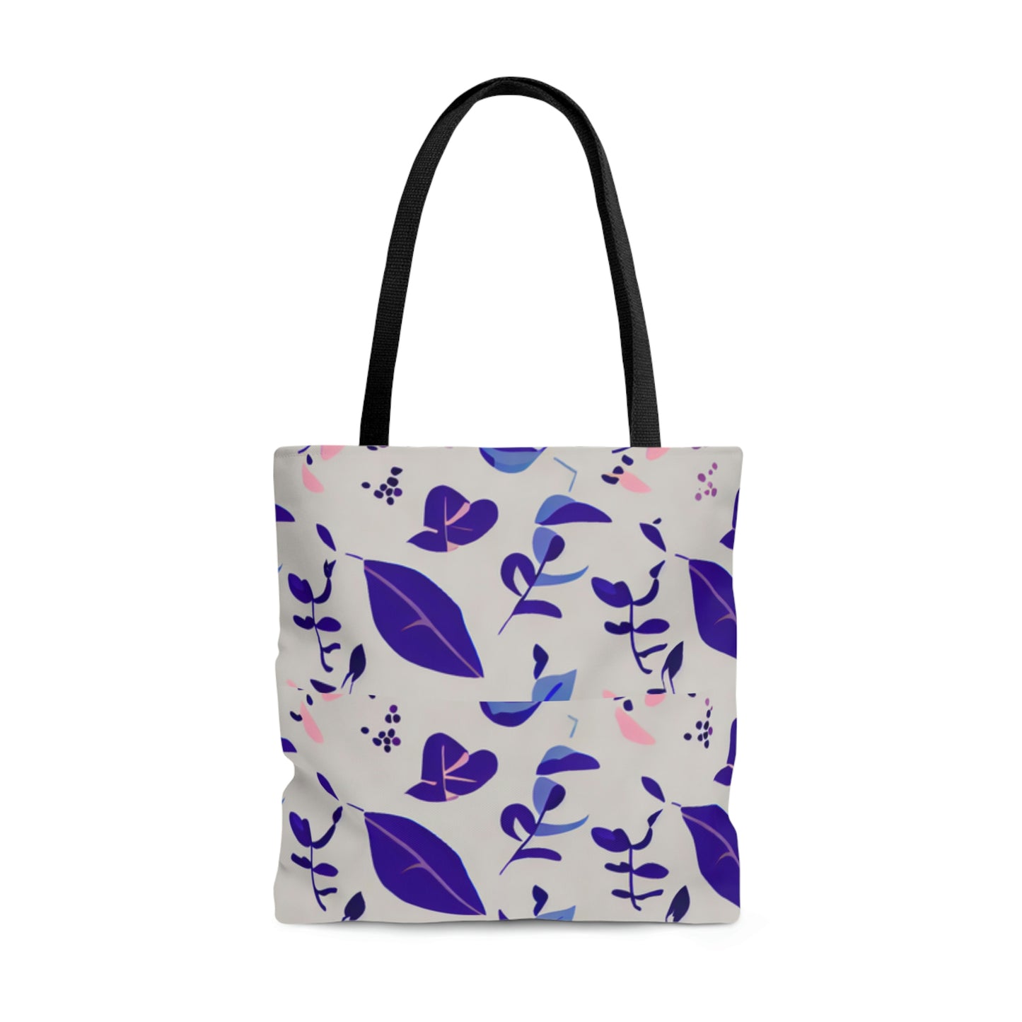 Purple Print Tote Bag