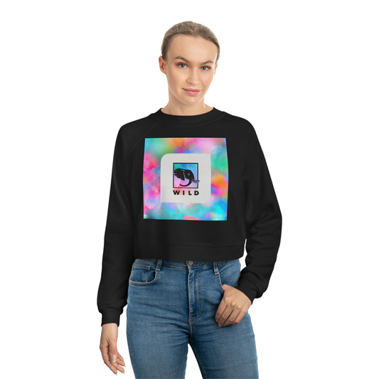 Wild Elephant Cropped Fleece Pullover