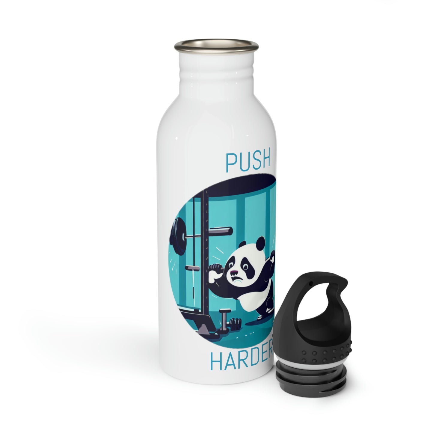 Push Harder Stainless Steel Water Bottle