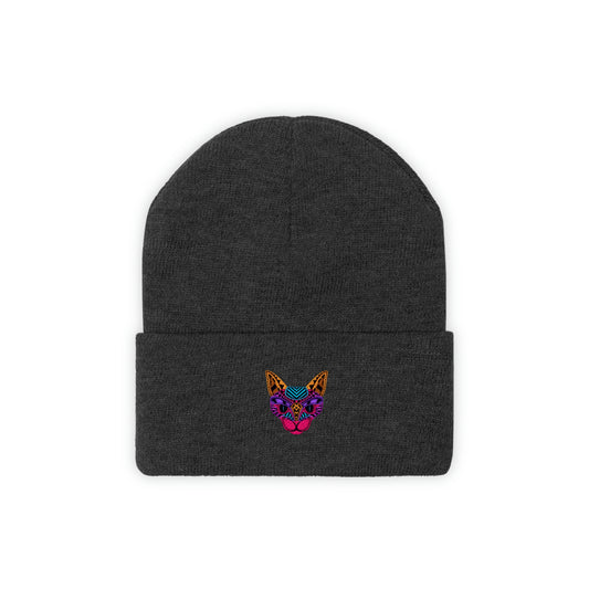 Crazy Cat Knit Beanie