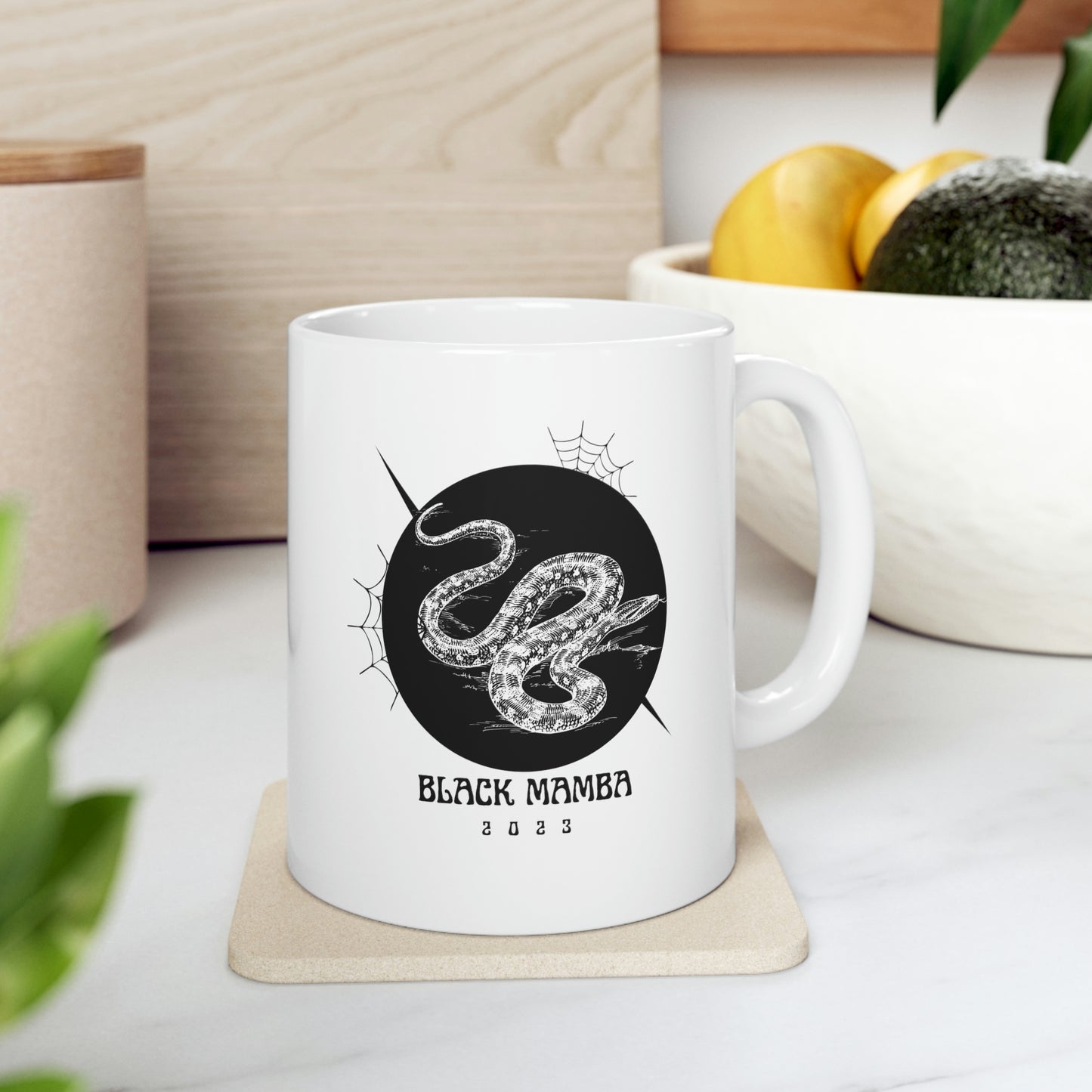 Black Mamba Ceramic Mug 11oz