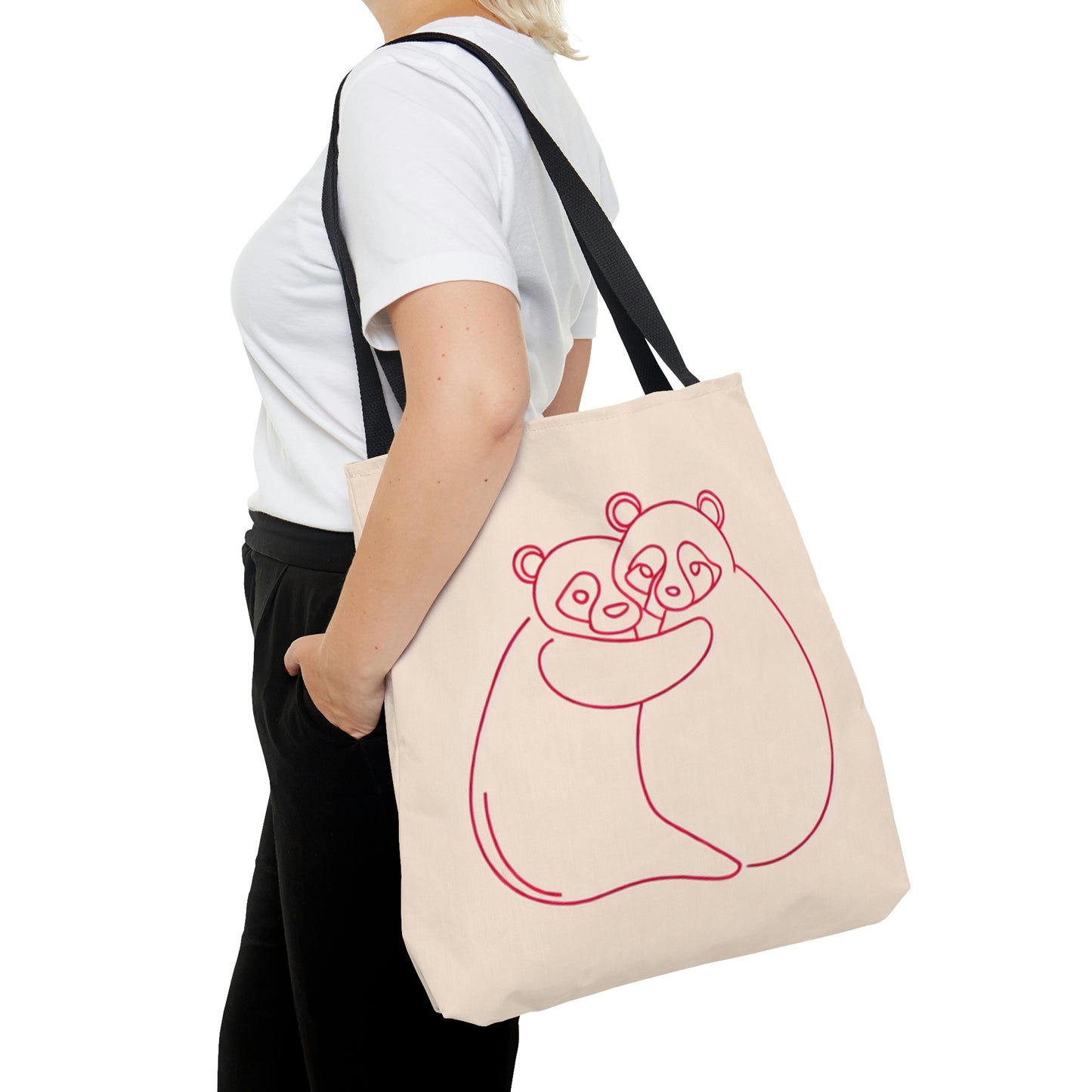 Simple Panda Tote Bag