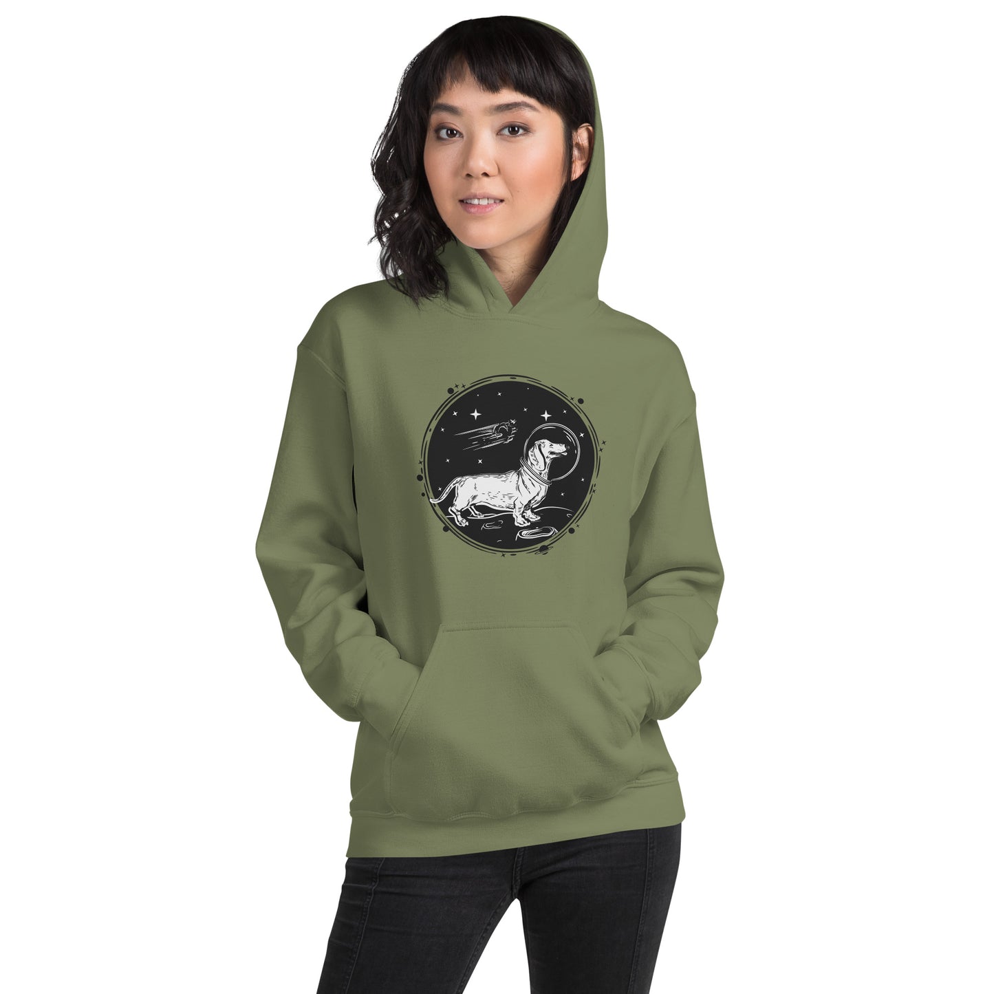 Space Dog Unisex Hoodie