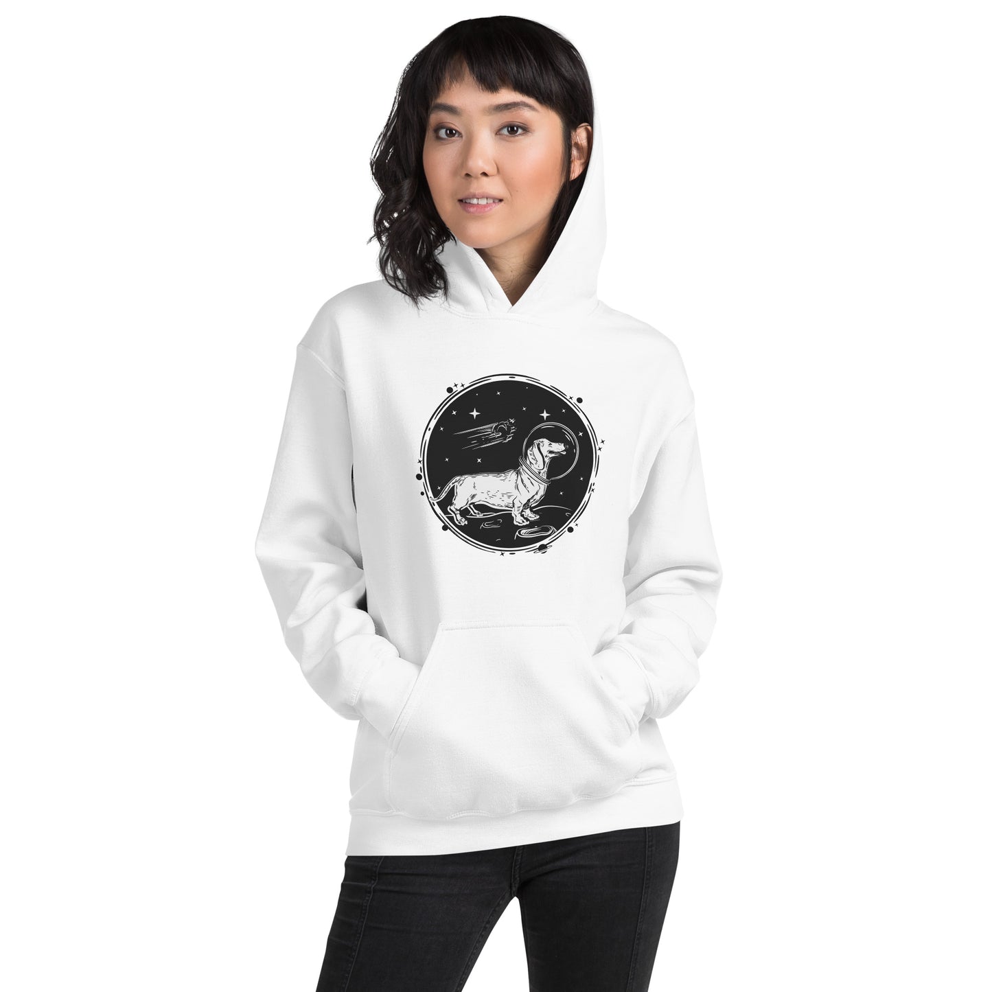 Space Dog Unisex Hoodie